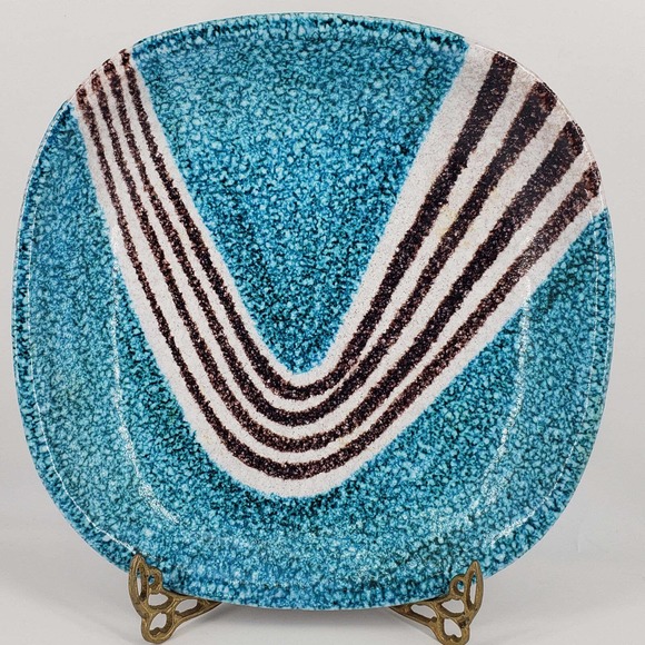 Alvino Bagni Raymor Other - Vintage Alvino Bagni Raymor MCM Italian Pottery Console Serving Bowl Abstract